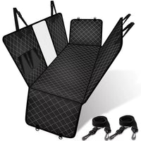 Rodanny Waterproof Portable Folding Car Dog Carrier Seat Cover Scratch Proof Hammock with Zipper and Pocket Travel Mats